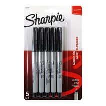 샌포드 샤피 ULTRA FINE 네임펜 블랙 5입 세트(SF1912891)