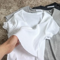 1+1 청자켓 가디건 반팔 이너 티셔츠 면 스판 쫀쫀 봄 여름 가을 셔츠