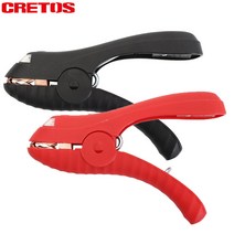 CRETOS 크레토스 CEC-250APL-B CEC-250APL-R 250A 어스클램프 집게 점프집게 LED램프장착 접지크램프, CEC-250APL-B(흑색)