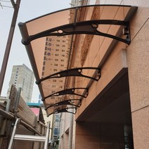 1000 X 1100 어닝 차양 캐노피 렉산 가림비 천막 구조물 비가림 빗물받이 처마, 브라운, 레드, 블랙