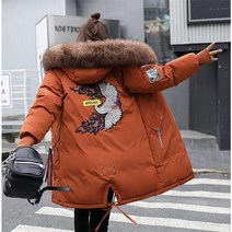 여성 후드 코트 핸드메이드 숏 하프 롱 반 알파카 새로운 파커 패션 겨울 따뜻한 짙은 자켓 느슨한 특대 블랙 자수 아웃웨어