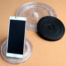 360도 회전가능 상점 홍보효과 상품진열대 회전진열대 아크릴거치대 아크릴진열장, 검정 - 소