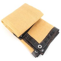 그늘막 천막 선쉐이드 차광막 4가지 색상 85% 음영 자외선 방지 HDPE 차양 그물 발코니 안전 개인 정보 보, 04 Beige Black Side_20 2mx7m