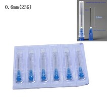 팁바늘 접착제 투명 캡 주사기 도구100 개, 03 0.6mm23G(100pcs)