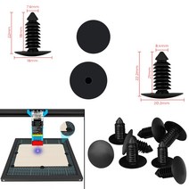 레이저 조각기 TTS TS2 CO2 절단기 레이저 조각기 CNC 부품 벌집 모양 작업 테이블 고정 바늘, 02 9.0mm_01 1pcs
