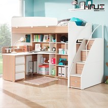 보루네오하우스 엘리브 스타 벙커침대 수납계단형 D세트 ys008, 오크