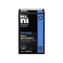 알티지오메가3 EPA DHA 비타민E 피쉬오일 혈행건강 장용성코팅 기억인지개선 영양제, 1