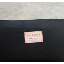 짜투리 땡 원단창고 010901 솜 부착된 겨울용 안감 다후다 원단 네이비 112cm