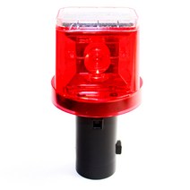 태양광 경광등 야생동물퇴치기 SWL-04R 멧돼지퇴치기 노루 고라니 동물접근방지, 적색 SWL-04R