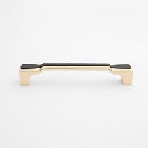 블랙골드 가구손잡이 2구 옷장 싱크대손잡이