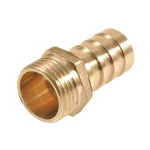 스프링쿨러 16mm 19mm 1/2 amp quot 수형 워터 호스 바브 커넥터 황동 구리 외부 와이어 파고다 파이프 조인트 1 개 내부 및, 01 16mm_01 2분의 1 '