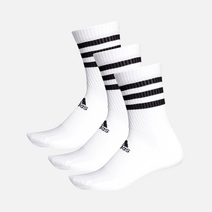 아디다스 3S 쿠션 크루 장목 양말 DZ9346