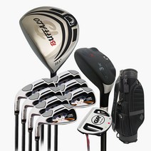 아화골프 왼손골프채풀세트 초보골프채추천 PWS 하이브리드 10P 왼손골프채, 9.5도 R2