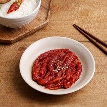 [식품의즐거움] 강원도 저염식 더덕무침 500g, 단품