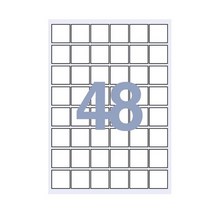 세모네모 라벨지 견출지 48칸 C-3036 TE6 3333 100매, 1
