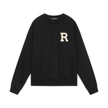 [베루툼] RTW-ST118 R Floking SweatshirtsㅣBlack