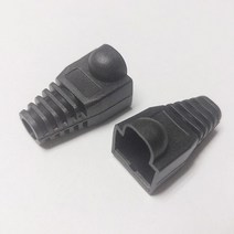 RJ-45 CAT6 CAT5e 어댑터 캡 이더넷 네트워크 케이블 커넥터 플러그 RJ45 캡 Cat 5 CAT6 보호 슬리브 멀티 컬러, 20 PCS_black