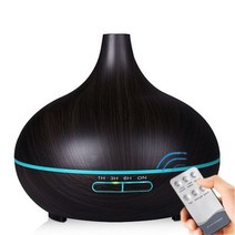 불멍가습기 uv가습기 기화식가습기 고품질 550ml 아로마 테라피 에센셜 오일 디퓨저 우드 그레인 원격, 06-01, 우리를