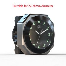 듀얼트론 썬더2 오토바이 전기 스쿠터 시계 방수 모토크로스 및 리어 뷰 액세서리, 04 color sliver