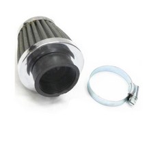 오픈흡기 유니버설 35-60mm 오토바이 테이퍼드 에어 필터 클리너 먼지 배기 흡기튜닝, 54mm, 협력사