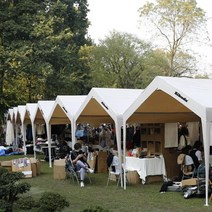 이동식주택 간이창고 주차장 테라스 천막, 베이지색 3mx4m 사면포