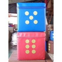 대형 주사위 놀이 크기 30cm x 30cm x 30cm 레자 스폰지, 빨강