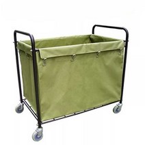 이동식 빨래 바구니 호텔 세탁물 수거함 모텔 철제, L