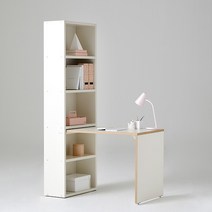 한샘 샘 책상 120cm h형 시공(컬러 택1), 색상:좌형/크림화이트(A)