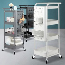 우드베들레헴 이동식트롤리 4단, 화이트