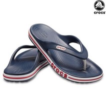 크록스 남녀공용 쪼리 슬리퍼 바야밴드 플립 205393-4CC 남성 여성 남자 여자 여름