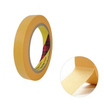 3M 244 내열 마스킹 테이프 15mm x 50M 고온 고열, 1개