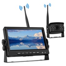 크레인 붐대 디지털 후방 카메라 대형 트럭 포크레인, 디지털 무선 9인치 화면 카메라 2대