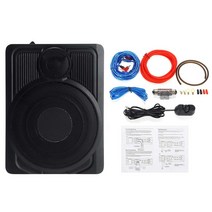 카오디오800W HIFI 슬림 언더 시트 슈퍼베이스 차량용 서브 우퍼 파워 자동차 스피커 앰프 오디오 프로세서, 한개옵션0