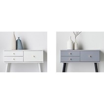 수평조절기능 골드포인트 모던 화장대 콘솔(80cm 2색) 원룸 화사한 예쁜, 화이트블랙