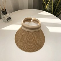 라페나 여성 라탄 밀짚 돌돌이 썬캡