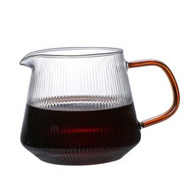 드립 커피 포트 유리 범위 서버 주전자 브루어 바리스타 퍼콜레이터, 600ML2