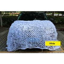 캐빈 텐트 원터치 4인 돔 위장망 해변 정원 햇빛 가리개 카모 캔버스 그물 4x7 8 9 10M 5x5 6, 04 white_08 5X8M