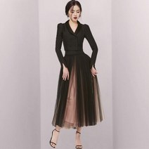펜트하우스 드레스 김소연 서예지 럭셔리 투피스 레이스 스커트 검정 하객 크롭 자켓 세트