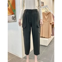 [더아이잗(여성)] [더아이잗]더아이잗 백밴딩아웃포켓핀턱팬츠 IL4N0SL72