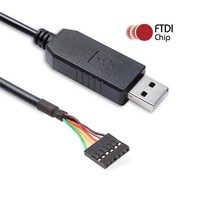 가전 pc 부속 부품 ttl 232r 3v3 ttl 232r 5v usb ttl 직렬 변환기 케이블 ftdi 칩셋 ft232rl usb 3 3v 5v ttl uart 직렬, 1.8m, ttl-232r-3v3