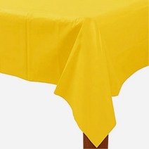 제이벌룬 파티 테이블보 단색, 1개, 옐로우