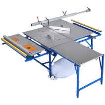 합판재단기 테이블쏘 톱 원형톱 아크릴재단기 횡절기 목공작업대, 스텐 보이지 않는 레일 + 결합된 모자 톱