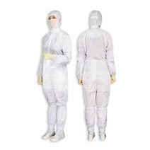 케이엠 방진복 후드 크린룸 작업복 무진복 원피스 H2, 스카이블루XL, 스카이블루XL