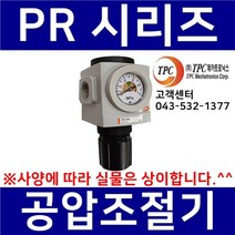 TPC메카트로닉스 PR4-04G TPC제품 공압레귤레이터 에어조절기 압력증압 압력감압 압력계 (TAR4000생산종료대체품) 관접속구경1/2인치(15A) TPCFRL, 1개