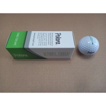 에코그린피 폴라라 골프공 3구(화이트) 슬라이스 훅 방지 직진만하는 기능성 골프공, 1팩, 3구