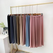 1+1 차르르 시원한 쿨링 냉장 밴딩 와이드 팬츠 인생바지 8color