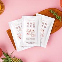 행복한 사과즙 명품 사과주스 100ml, 80팩