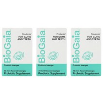 2+1 바이오가이아 프로덴티스 구강 유산균 구강 프로바이오틱스 민트 맛 30정 X 3통