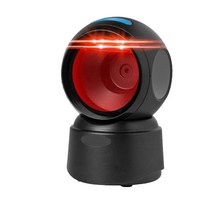 HBAPOS 바코드 스캐너 데스크탑 1D 2D CMOS 무 지향성 핸즈프리 유선 USB 자동 감지 스캔 QR 리더, [01] A4030E Black