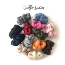 양모실 Premium Wool 100% Australia 마크라메 재료 위빙 루피망고st 망고실, 아이보리(1M)